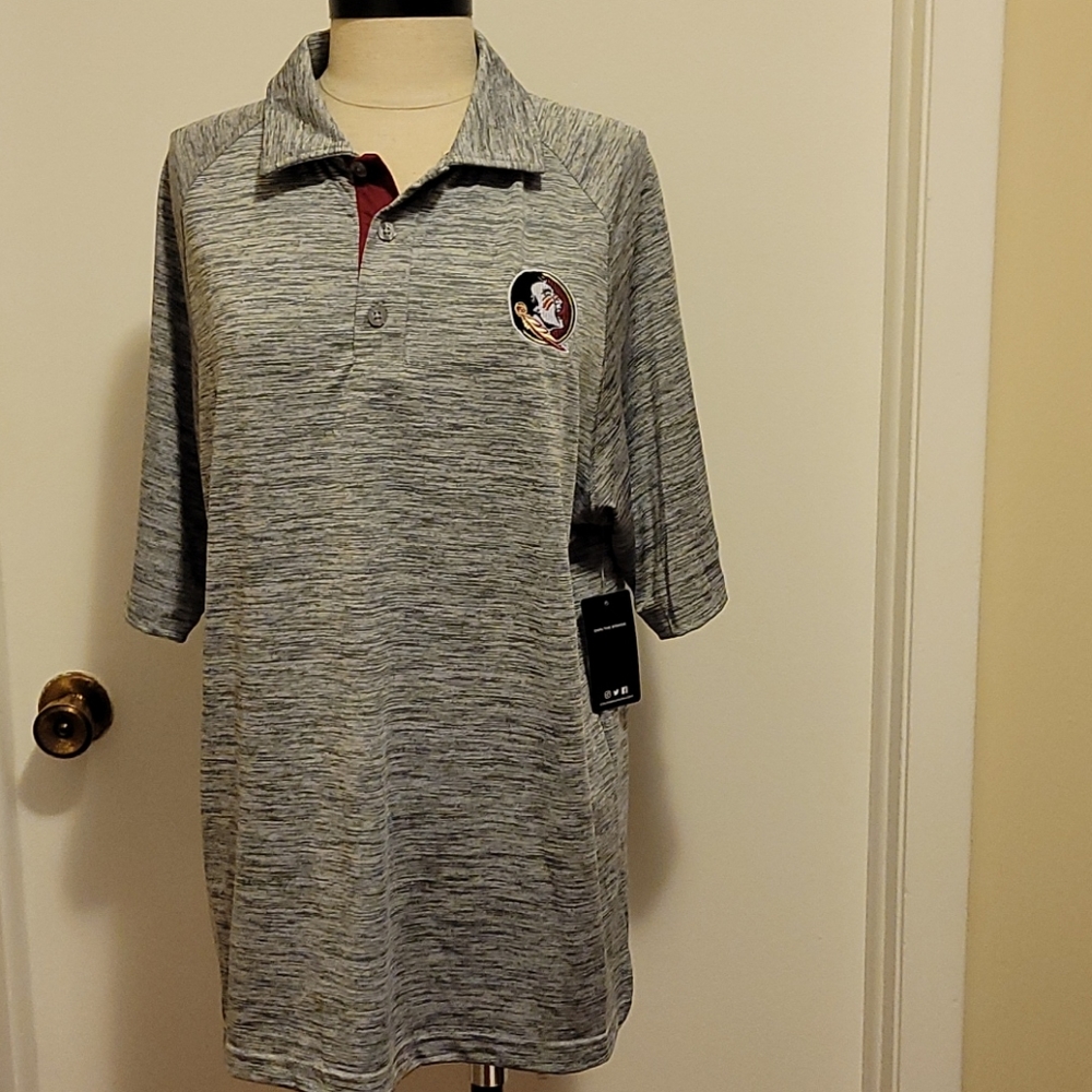 NWT: Florida State 3 button polo